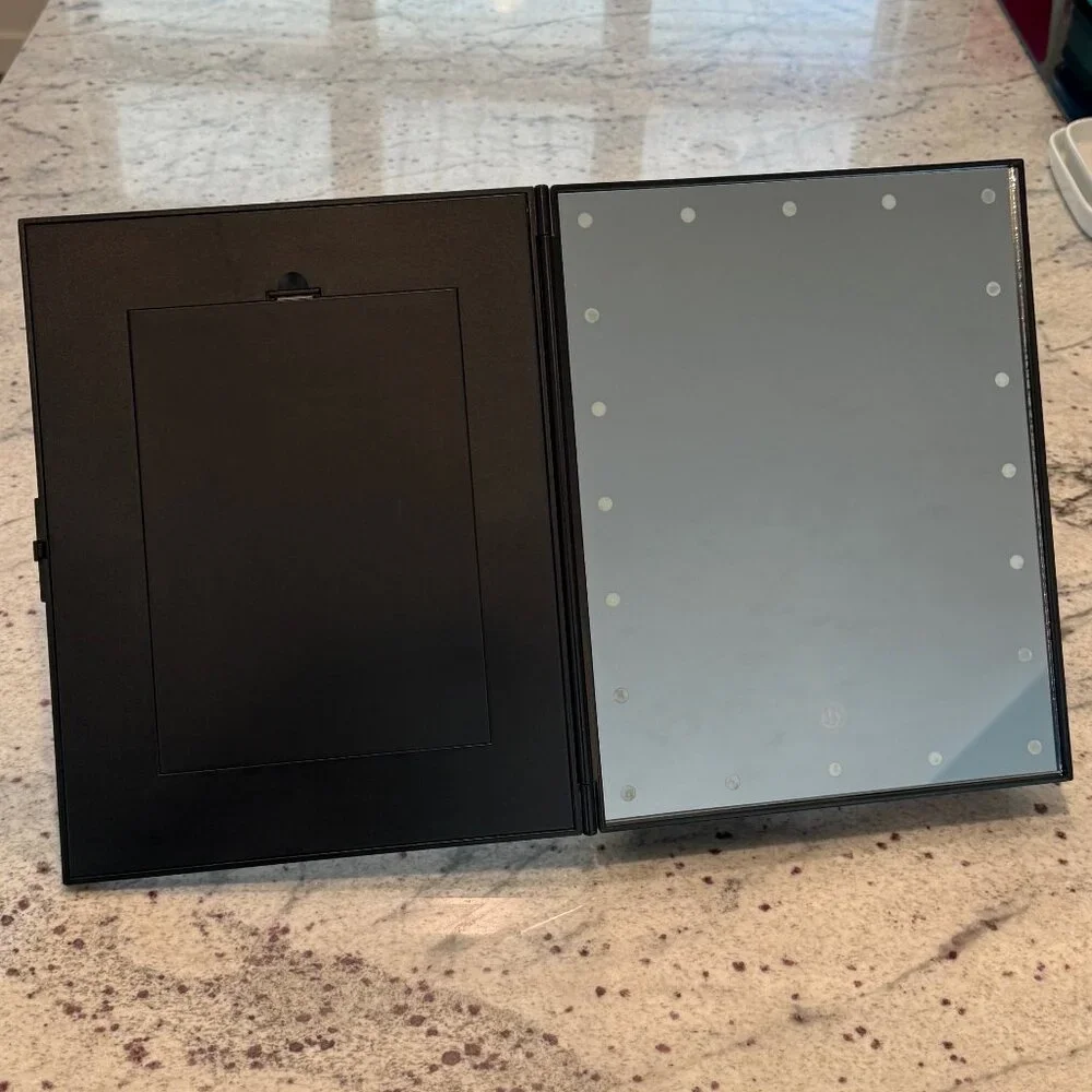 Conair Lighted Vanity Mirror / 5 x 7 Picture Frame, LED, 3 Settings - NEW!
